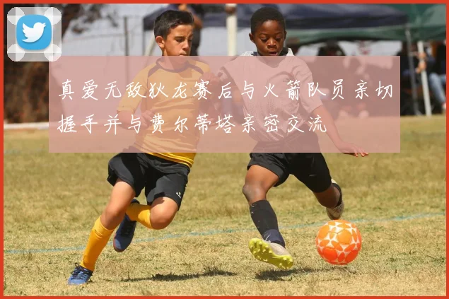 真爱无敌狄龙赛后与火箭队员亲切握手并与费尔蒂塔亲密交流